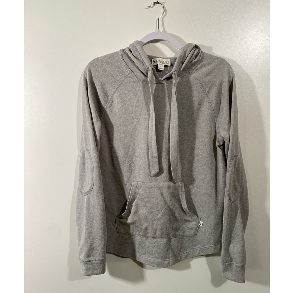 Koolaburra by UGG Brushed Sweater Knit Hoodie in Light Gray Size Small